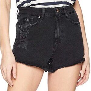 DL1961 Cleo High Rise Short Black Runaway Size 26 Summer Casual Boho Festival